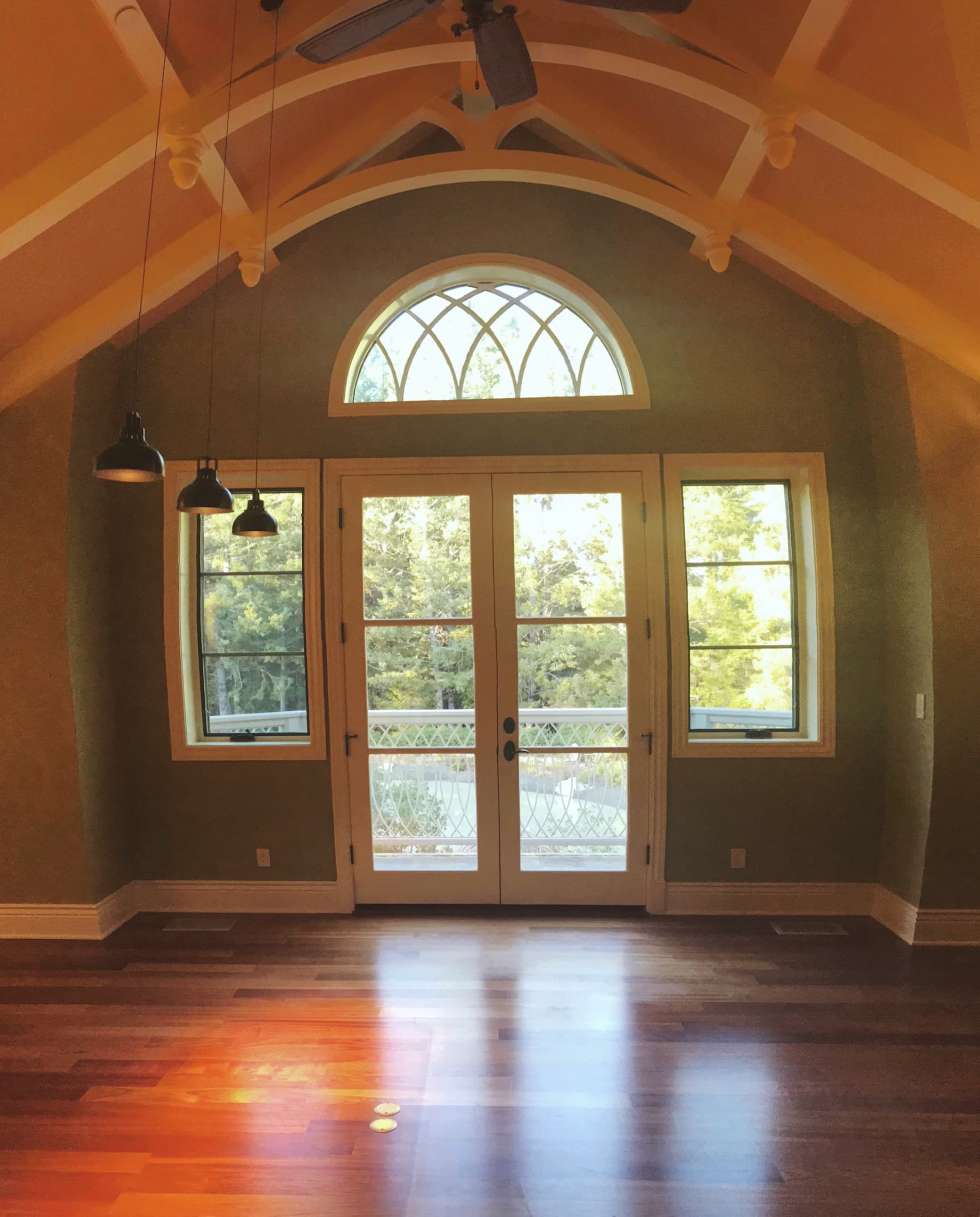 Wedding Venue — natural plaster project in Cazadero, CA